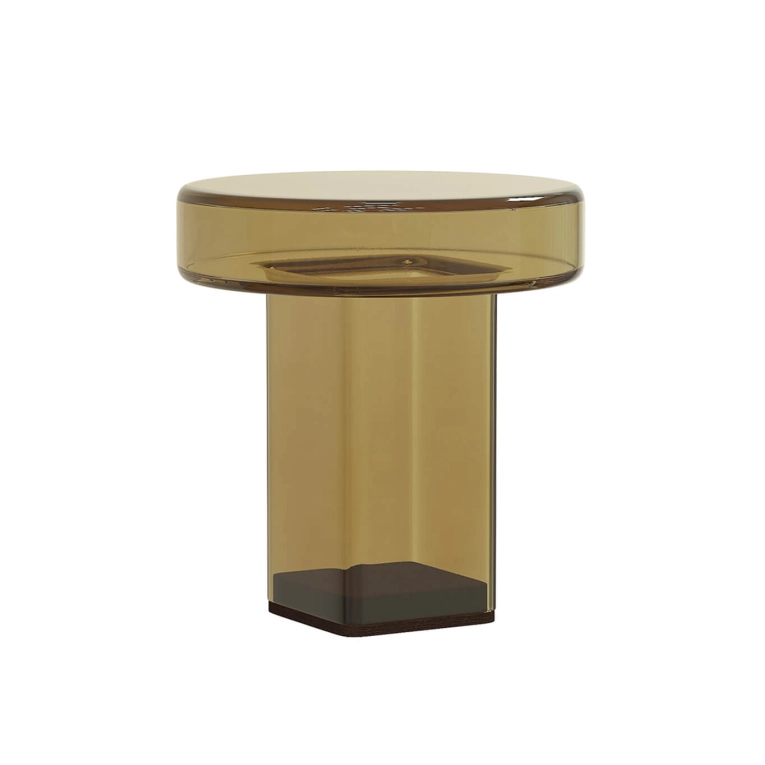 Table d'appoint guéridon NAKED Ø 45 Ambre NORR11