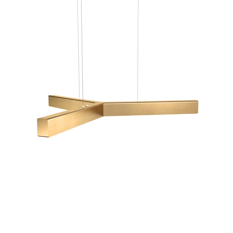 Suspension Y-MODEL Laiton Brossé ANOUR