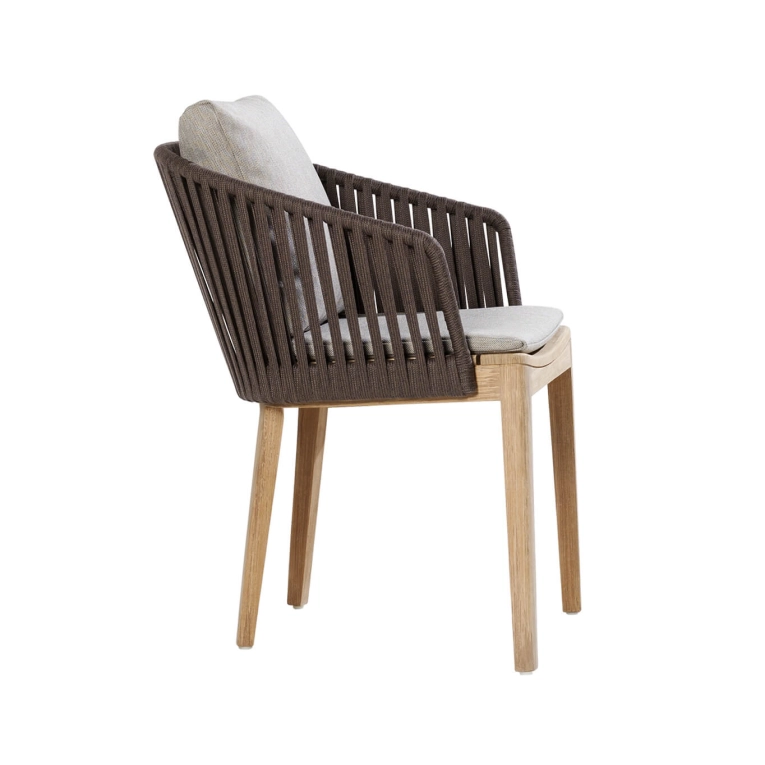 Chaise extérieur Petit fauteuil MOOD Rouge terreux TRIBU