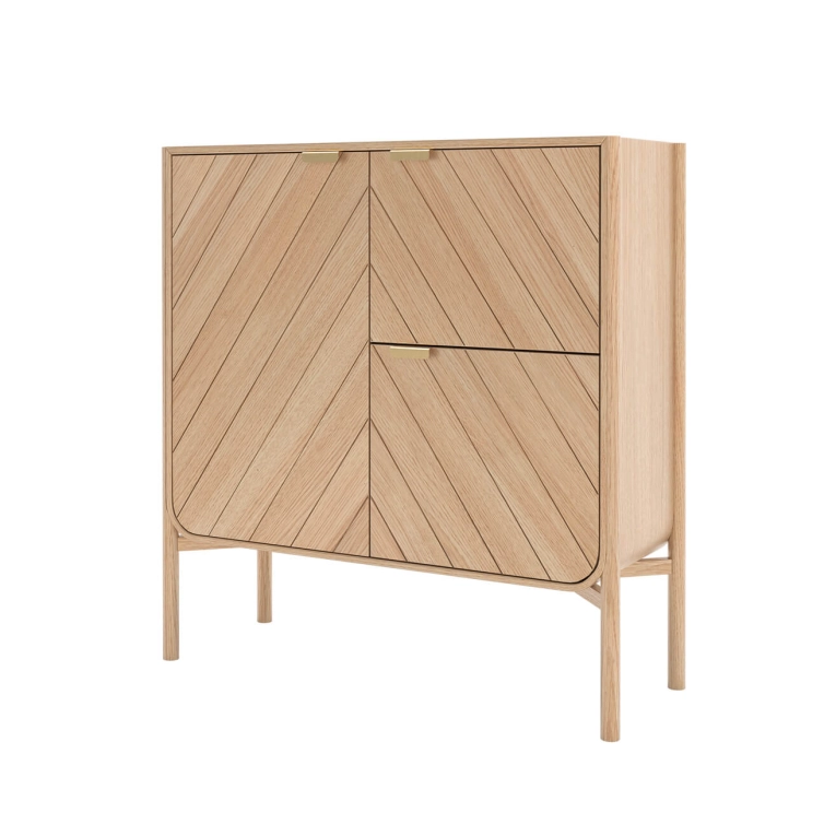 Meuble de rangement Vaisselier MARIUS Chêne HARTO