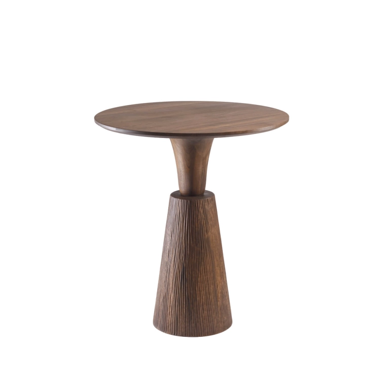 Table POINTE Ø 64 Noyer ZANAT