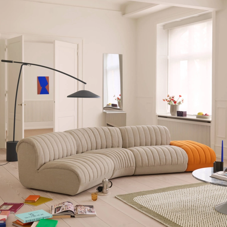 Fauteuil COLTRE Module A Turf Sable MUUTO