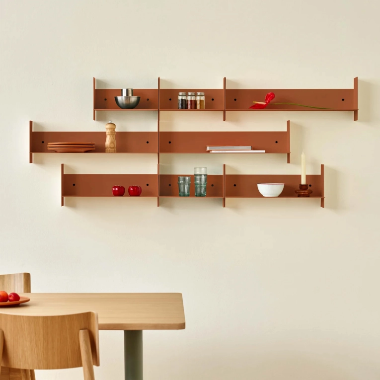 Etagère PLI Rouge Tangerine L 45 TIPTOE