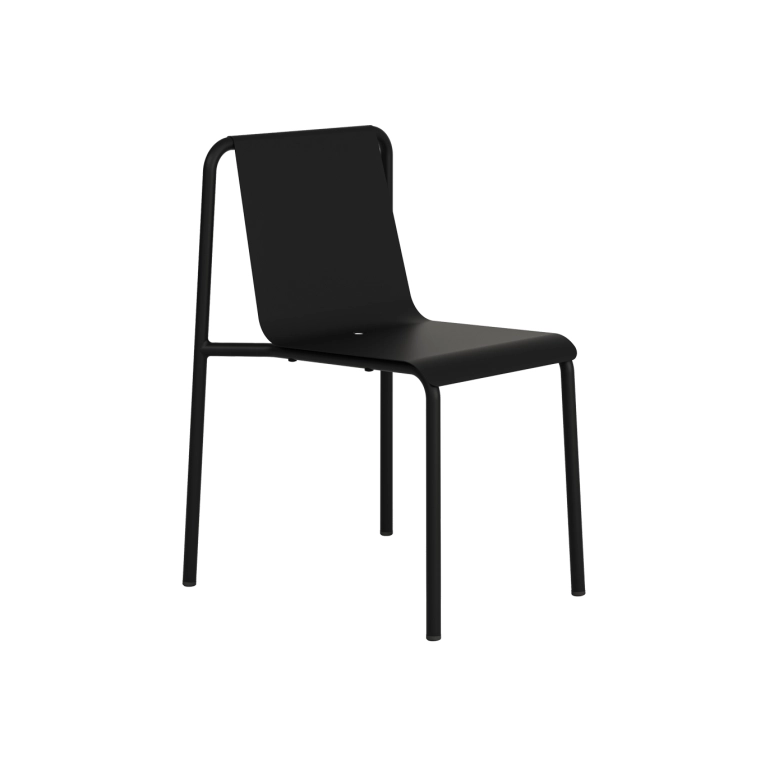 Chaise extérieure PANORAMA Noir Graphite TIPTOE