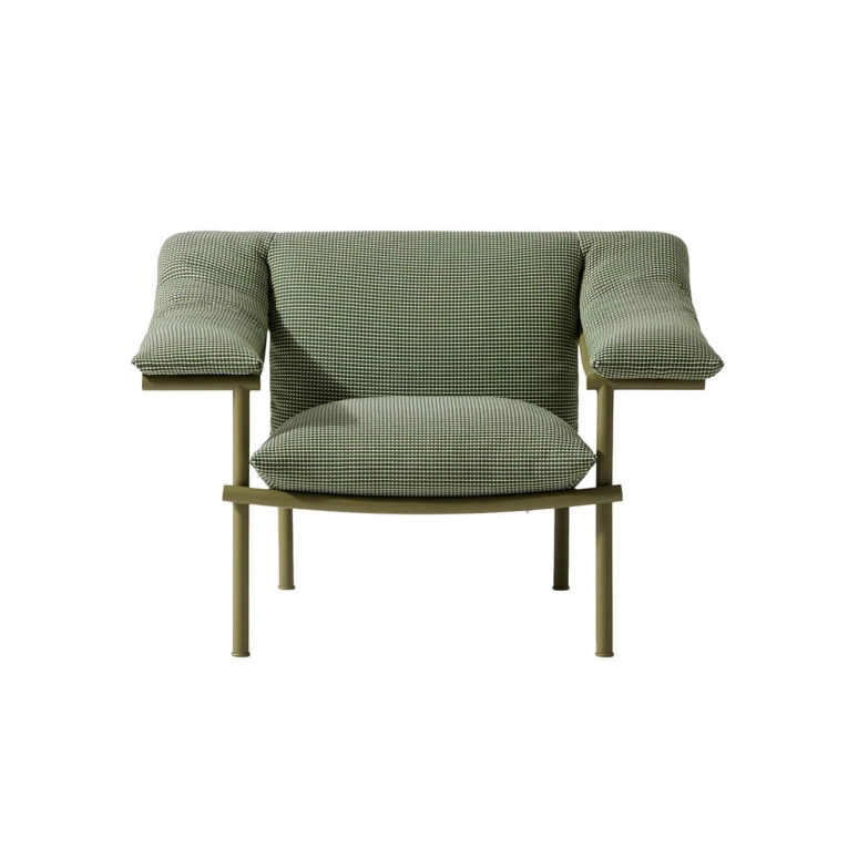 Fauteuil extérieur VIDALENTA Dossier Bas Laguna Vert CASSINA