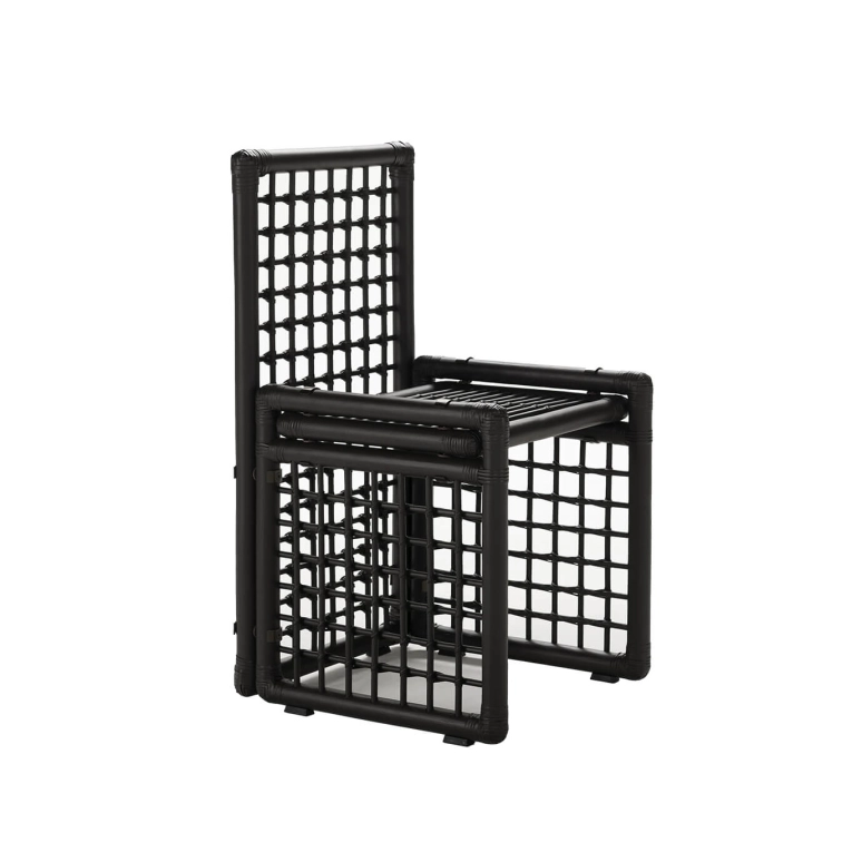 Chaise BASILAN Noir TACCHINI