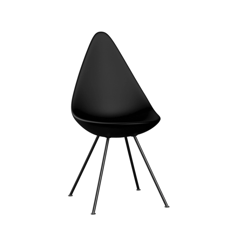 Chaise DROP Monochrome Noir FRITZ HANSEN