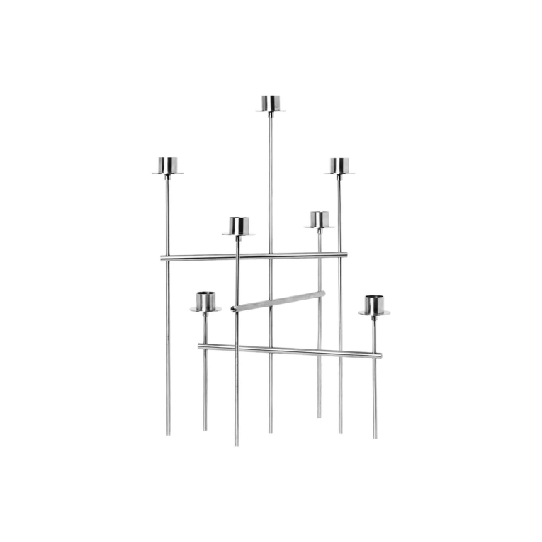 Photophore, bougeoir et bougie ELYSIA Chrome FERM LIVING