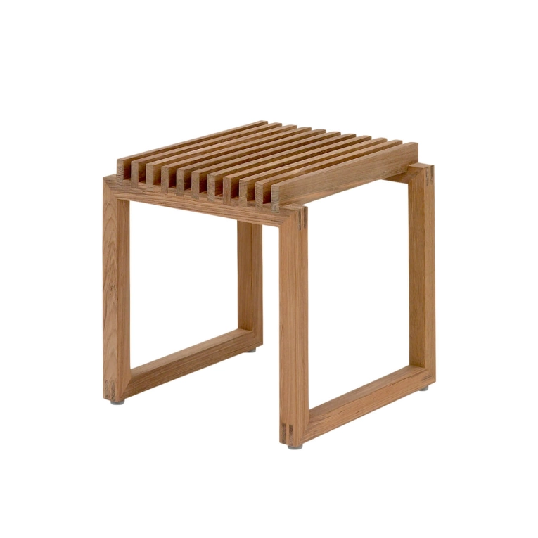 Tabouret CUTTER Teck FRITZ HANSEN