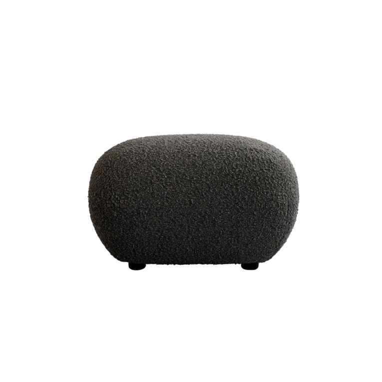 Pouf TOE Taupe foncé bouclé 101 COPENHAGEN