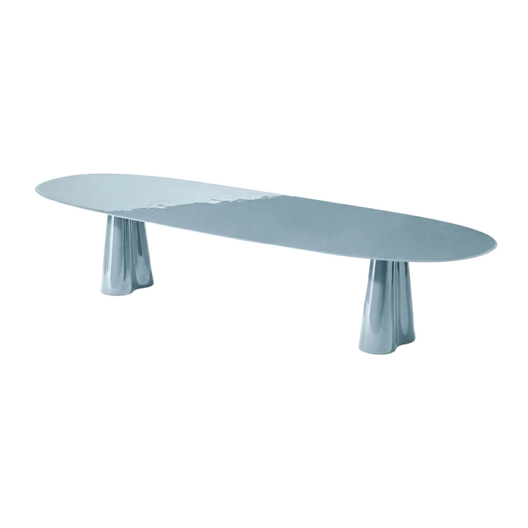 Table TREFLO Ovale Bleu Clair CASSINA