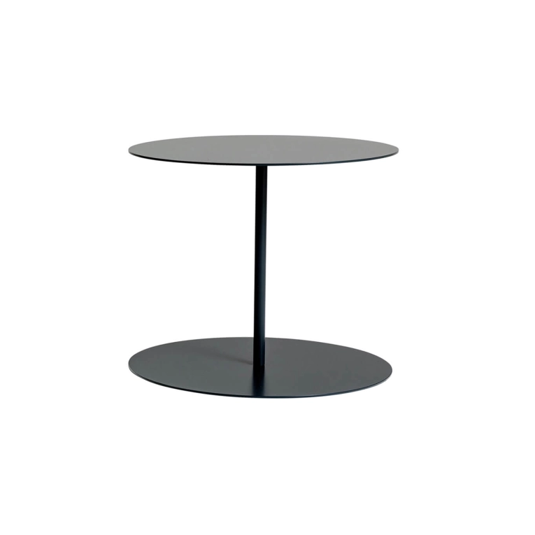 Table d'appoint guéridon GONG Ø 50 Noir CAPPELLINI