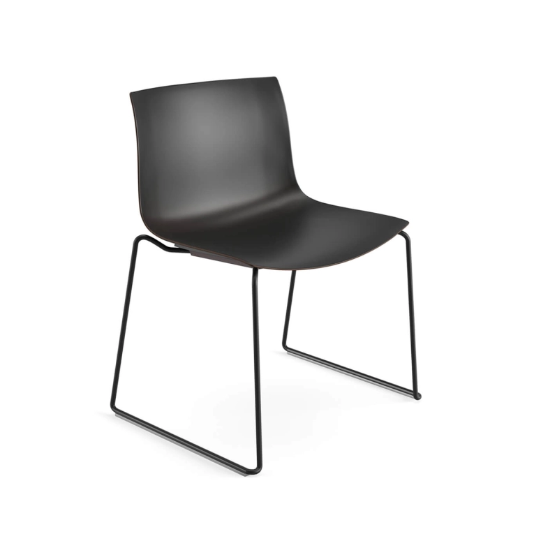 Chaise CATIFA CARTA Piètement Luge ARPER