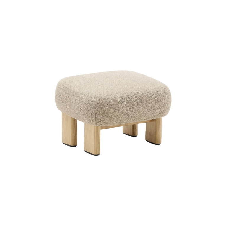 NEMA Tissu bouclette beige / Frêne naturel KAVE HOME