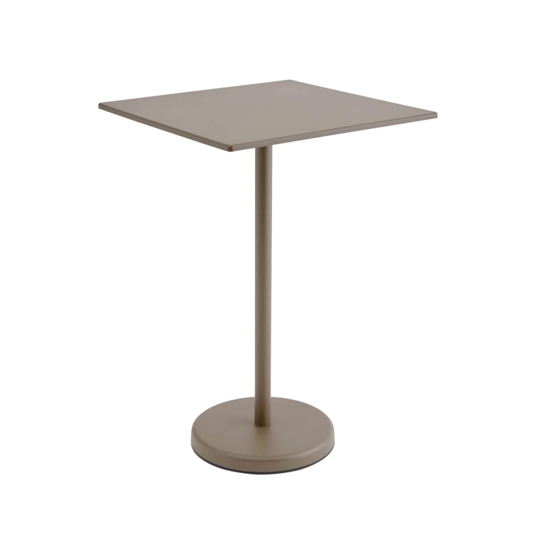 Table extérieure LINEAR STEEL CAFÉ 70x105 Taupe MUUTO
