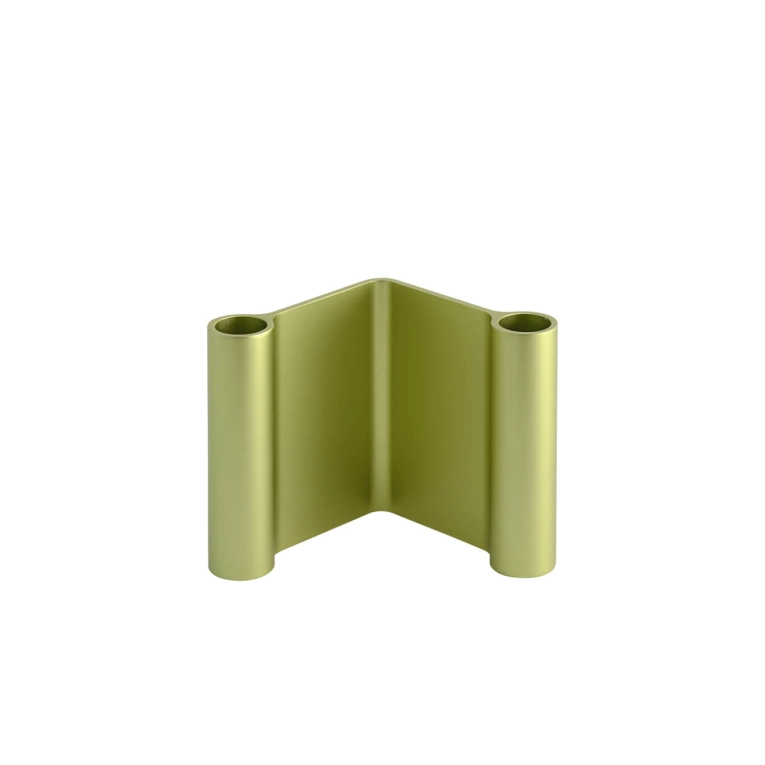 Photophore, bougeoir et bougie PAIR H 11 Vert MUUTO