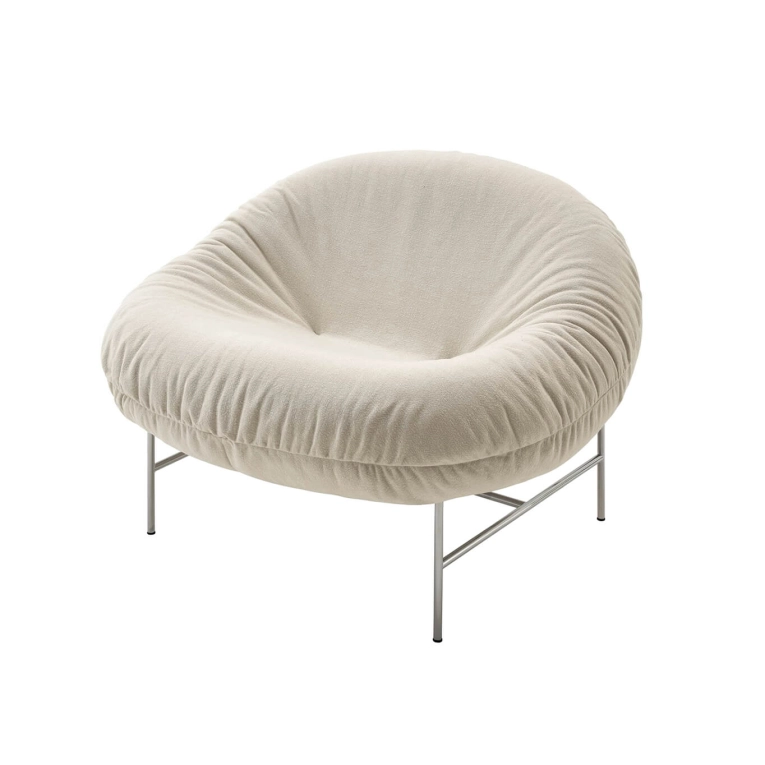 Fauteuil PERRON BUN Haven Ivoire KNOLL
