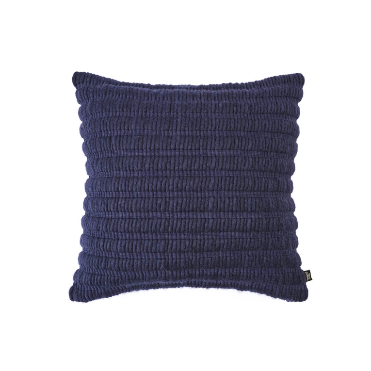 Coussin RIDGE 45x45 Indigo TOM DIXON