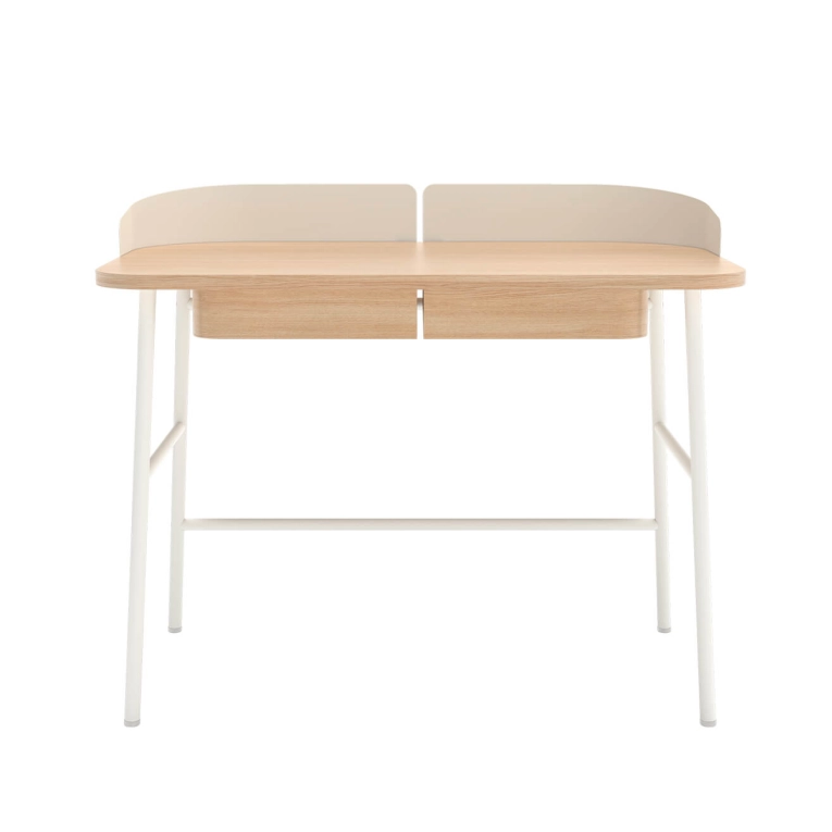 Bureau VICTOR Chêne/ blanc HARTO