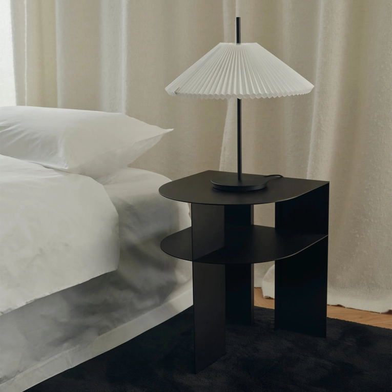 Table d'appoint guéridon RAND Noir NEW WORKS