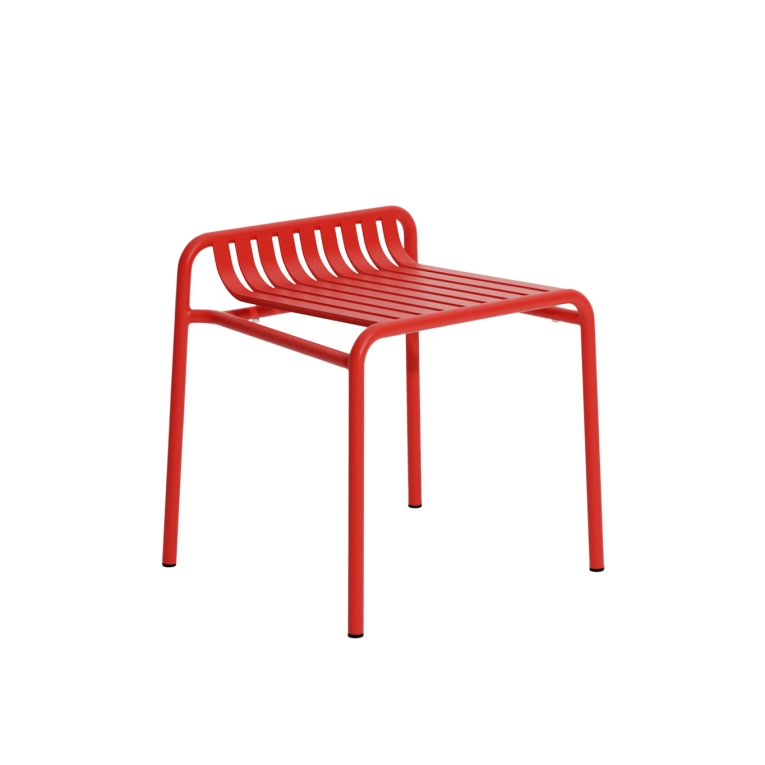 Tabouret extérieur WEEK-END Rouge PETITE FRITURE