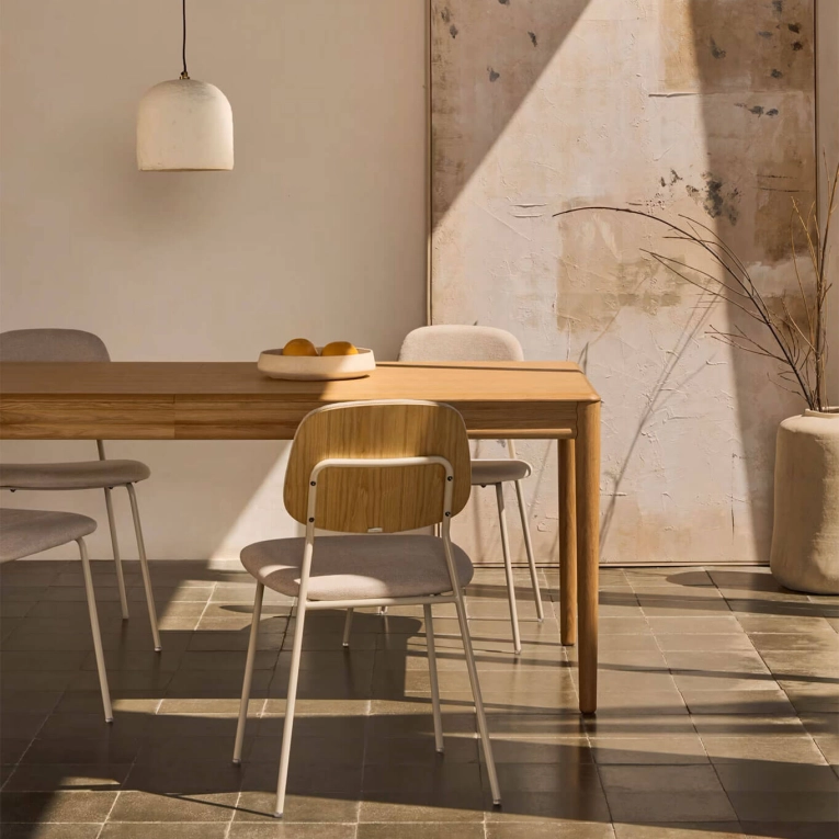 LENON extensible L 160 Chêne KAVE HOME