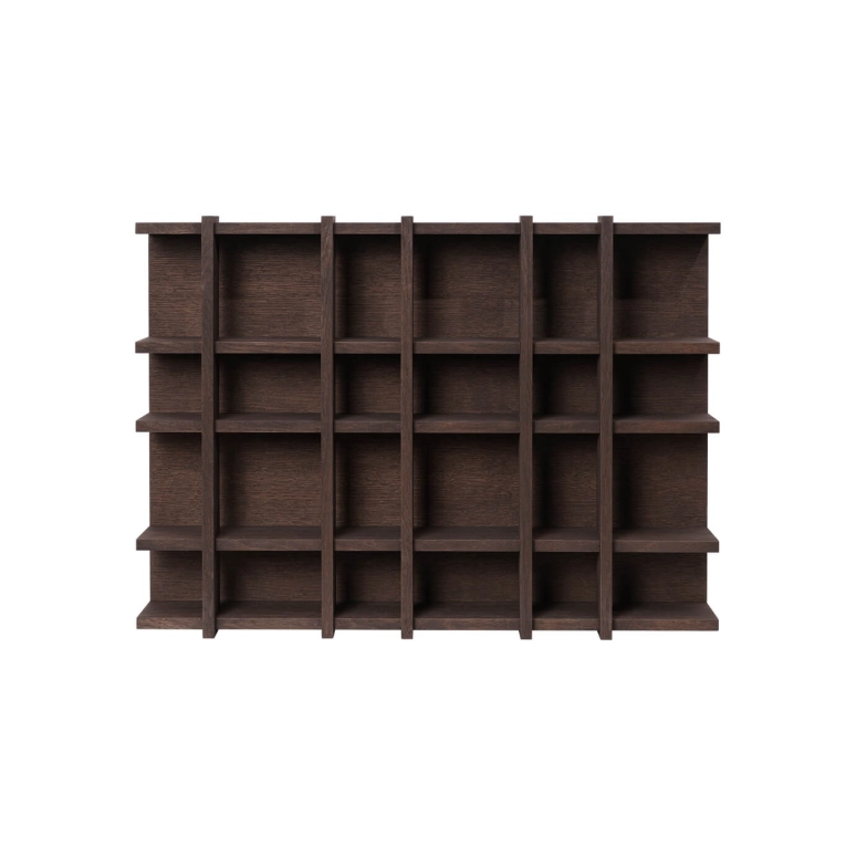 Etagère TILEM 6x4 Chêne Foncé FERM LIVING