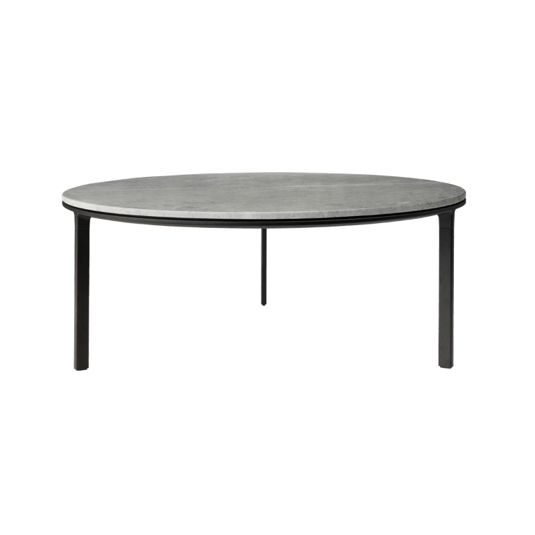COFFEE TABLE Ø 90 Marbre Sky gris VIPP