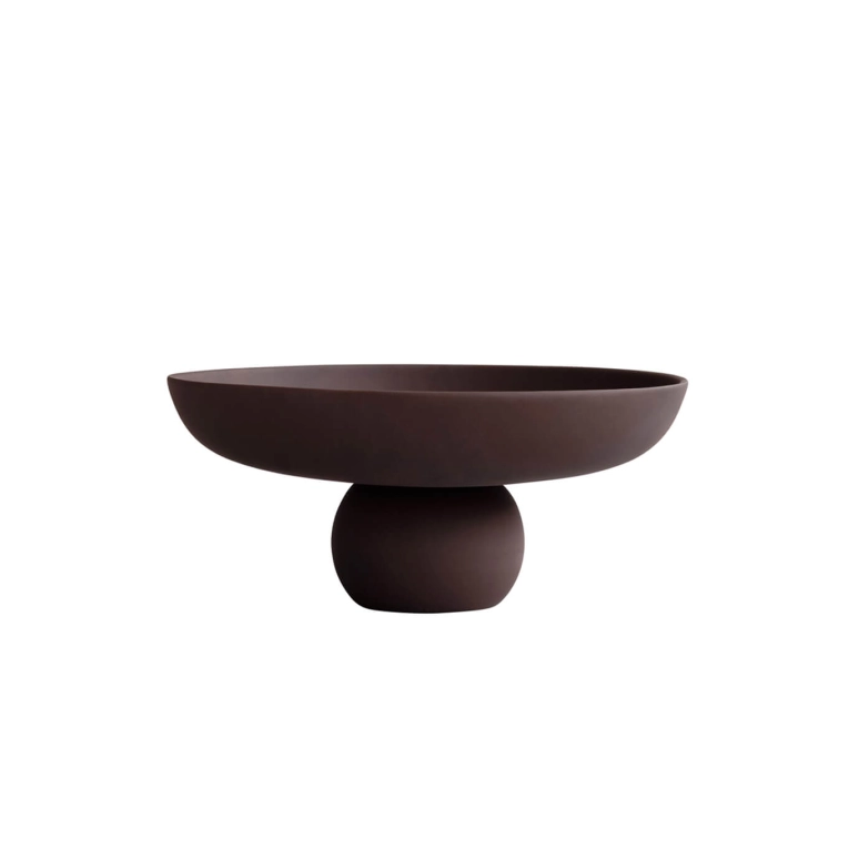 Centre de table & corbeille BABURU BOWL big Chocolat 101 COPENHAGEN