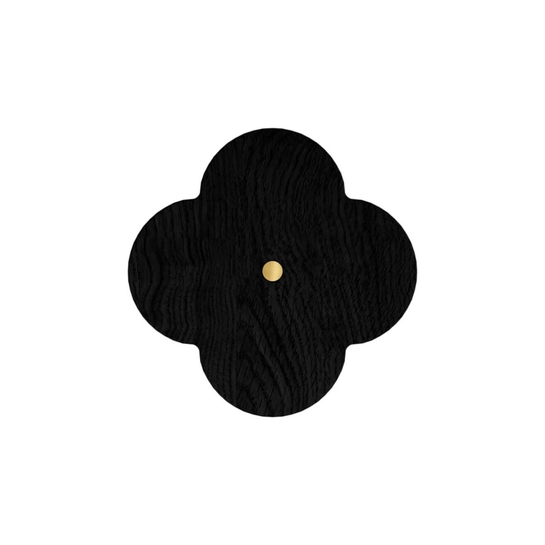 Patère Design ANDRÉE L Frêne Noir HARTO