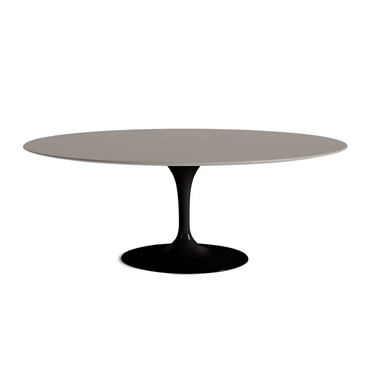 Table SAARINEN Ovale plateau Fenix Modern Clay KNOLL