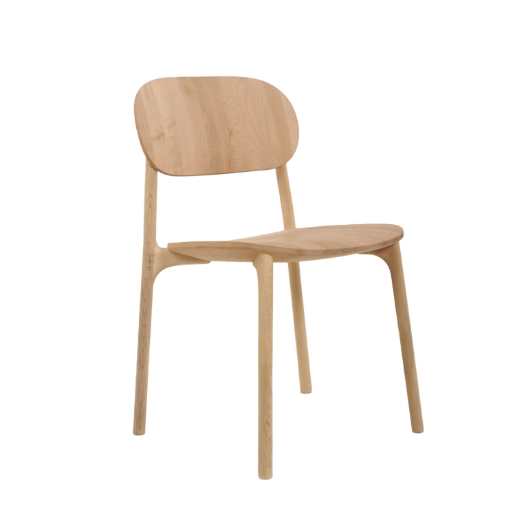 Dining Chair UNNA reshma III Oak white ZANAT