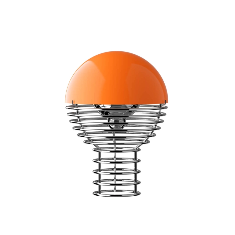 Lampe sans fil WIRE PORTABLE Ø 18 Orange VERPAN