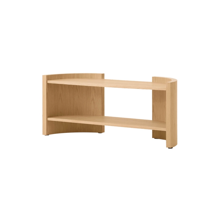 Shelving CRESCENT H 60 Oak AUDO COPENHAGEN