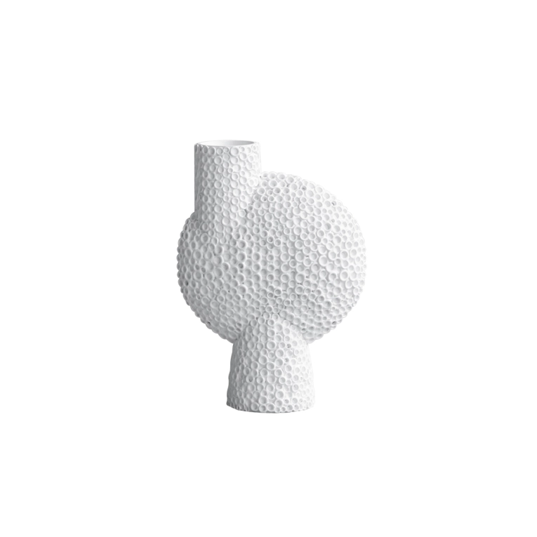 Vase SPHERE BUBL Shisen medio Os Blanc 101 COPENHAGEN
