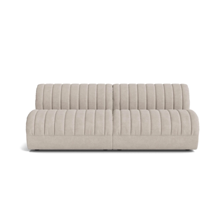 Canapé COLTRE 2 places sans accoudoirs Turf Sable MUUTO
