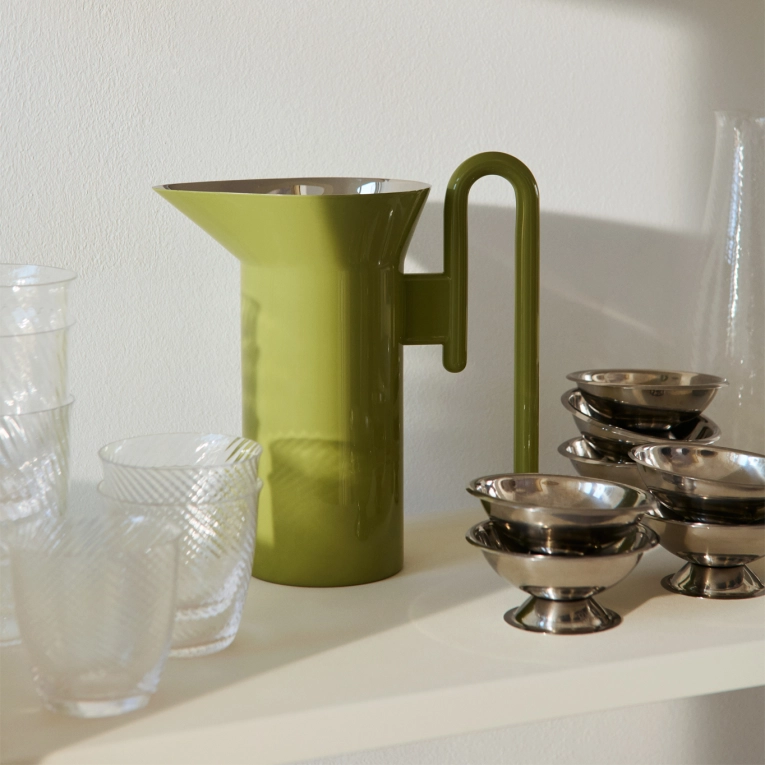 Carafe & verre MOMENTO JH38 Pistache AND TRADITION