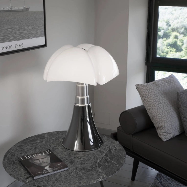 Lampe à poser PIPISTRELLO LED Noir Poli MARTINELLI LUCE