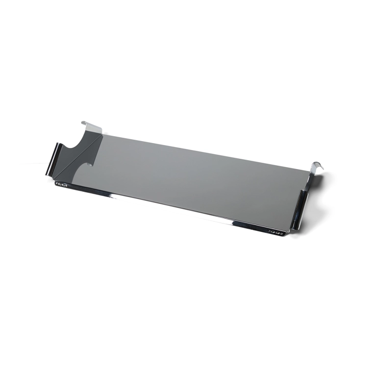 Meuble TV Etagère pour support TV MOON TRAY Chrome PEDESTAL
