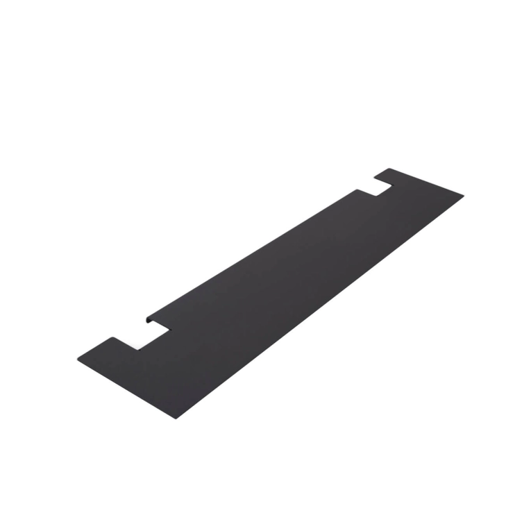 Etagère PLATE pour support TV Charbon PEDESTAL