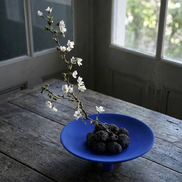 Centre de table & corbeille DUCK PLATE mini Bleu Marrakech 101 COPENHAGEN