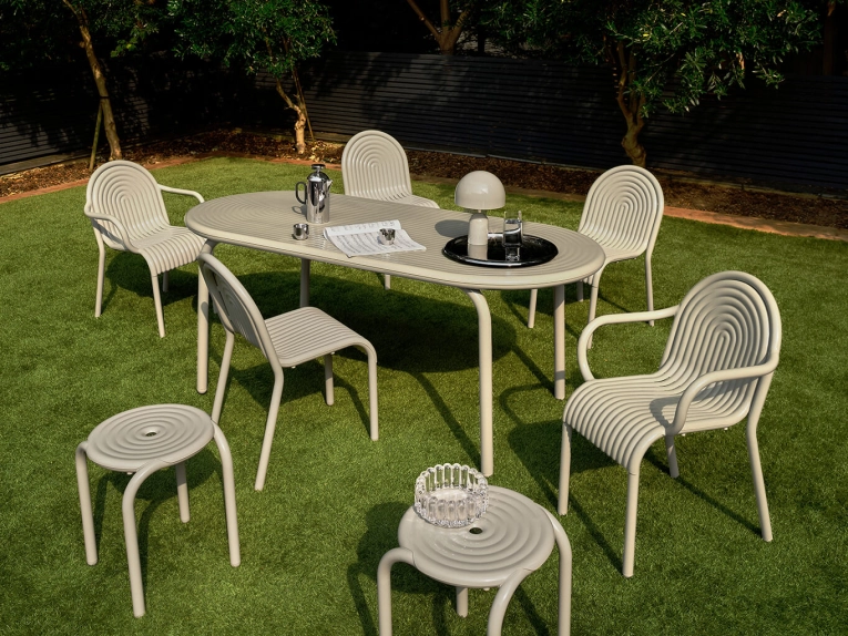 Tabouret Groove Stool Mastic TOM DIXON