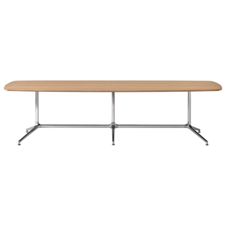 Table entreprise SWIVEL TABLE 438 Large Chêne clair VIPP