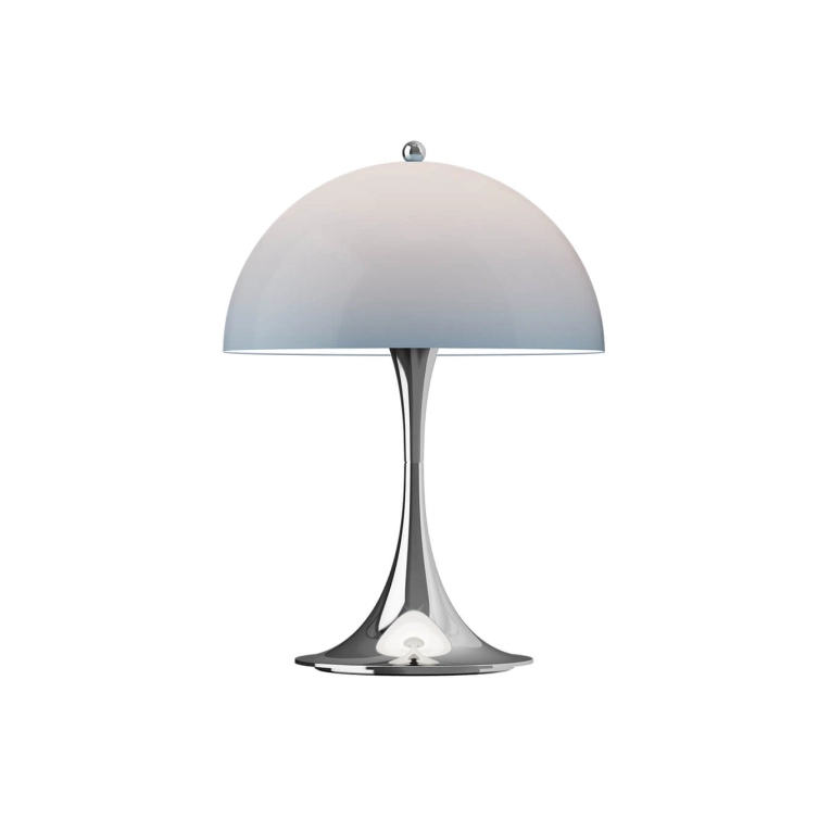 Lampe à poser PANTHELLA 250 Chrome Bleu Gris LOUIS POULSEN