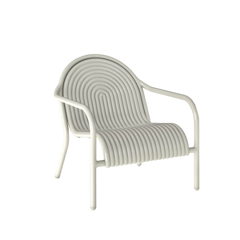 Chaise extérieure GROOVE lounge Mastic TOM DIXON