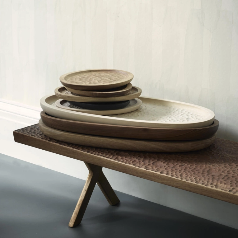 Plateau, plat TOUCH small Noyer ZANAT