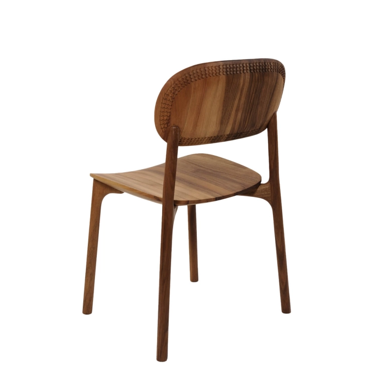 Chaise UNNA reshma III Noyer ZANAT