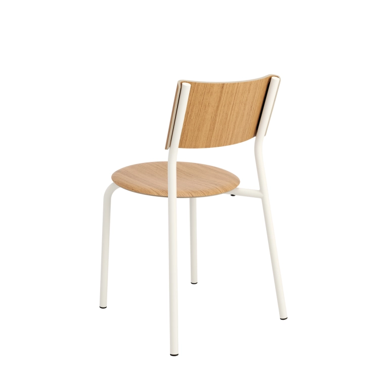 Chaise extérieure SSD Chêne Blanc Crème TIPTOE