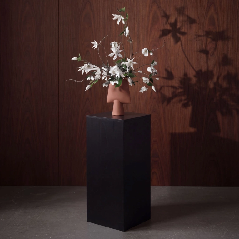 Vase SPHERE SQUARE mini Amande 101 COPENHAGEN