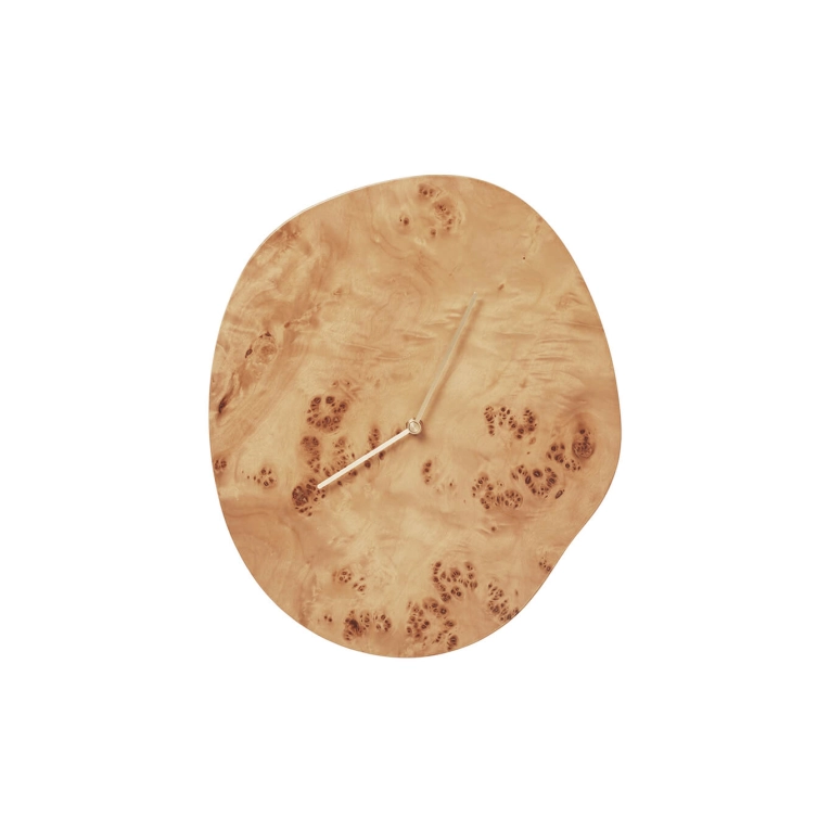 Horloge MELT Loupe Naturelle FERM LIVING